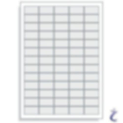 Universal Etiketten Vorlage 38,1 x 21,2 mm