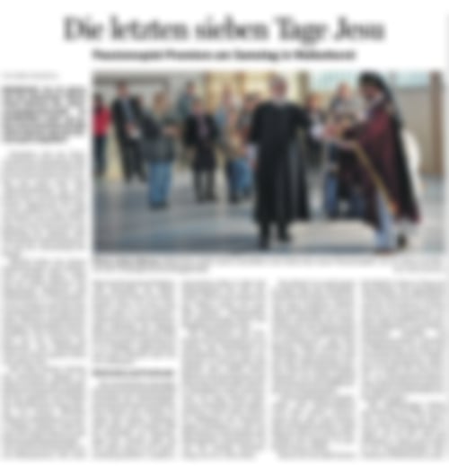 Die letzten sieben Tage Jesu | NOZ