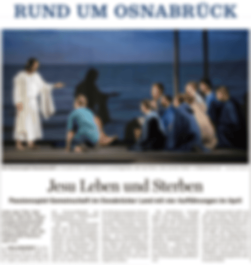 Jesu Leben und Sterben | NOZ 2017