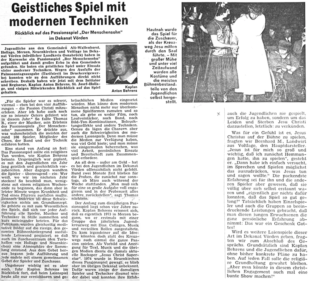 Petrus - Auch Felsen können weinen | Passioonsspiel 2007