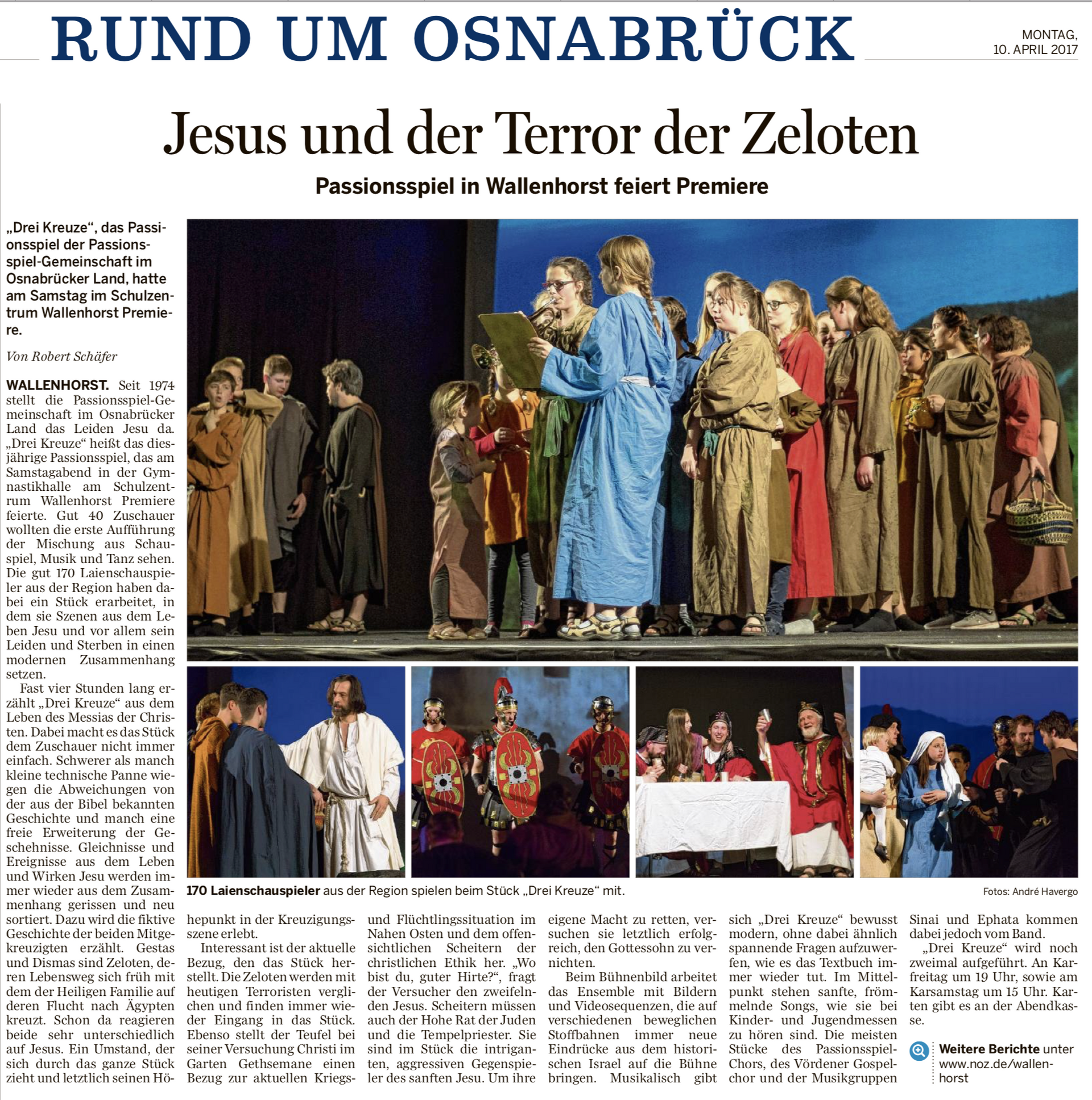 Jesus und der Terror der Zeloten | NOZ 10. April 2017
