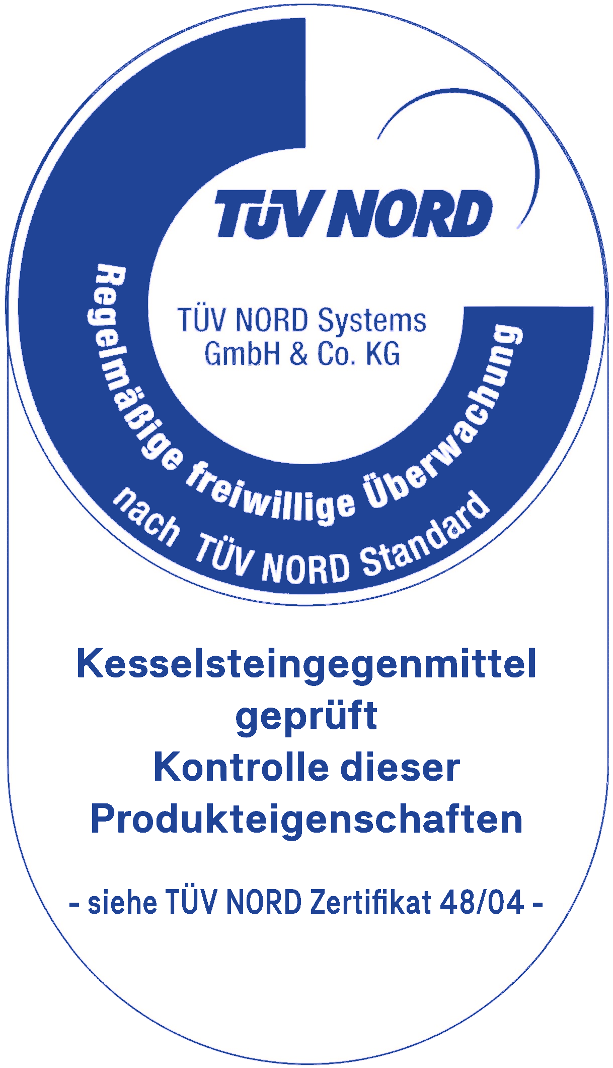 TÜV-zertifiziertes Kesselsteingegenmittel