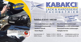 Impressum | Lackierfachbetrieb Kabakci GmbH
