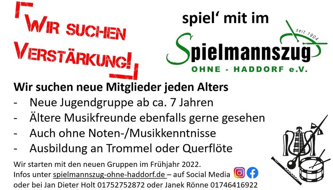Aktuell | Spielmannszug Ohne-Haddorf e.V.
