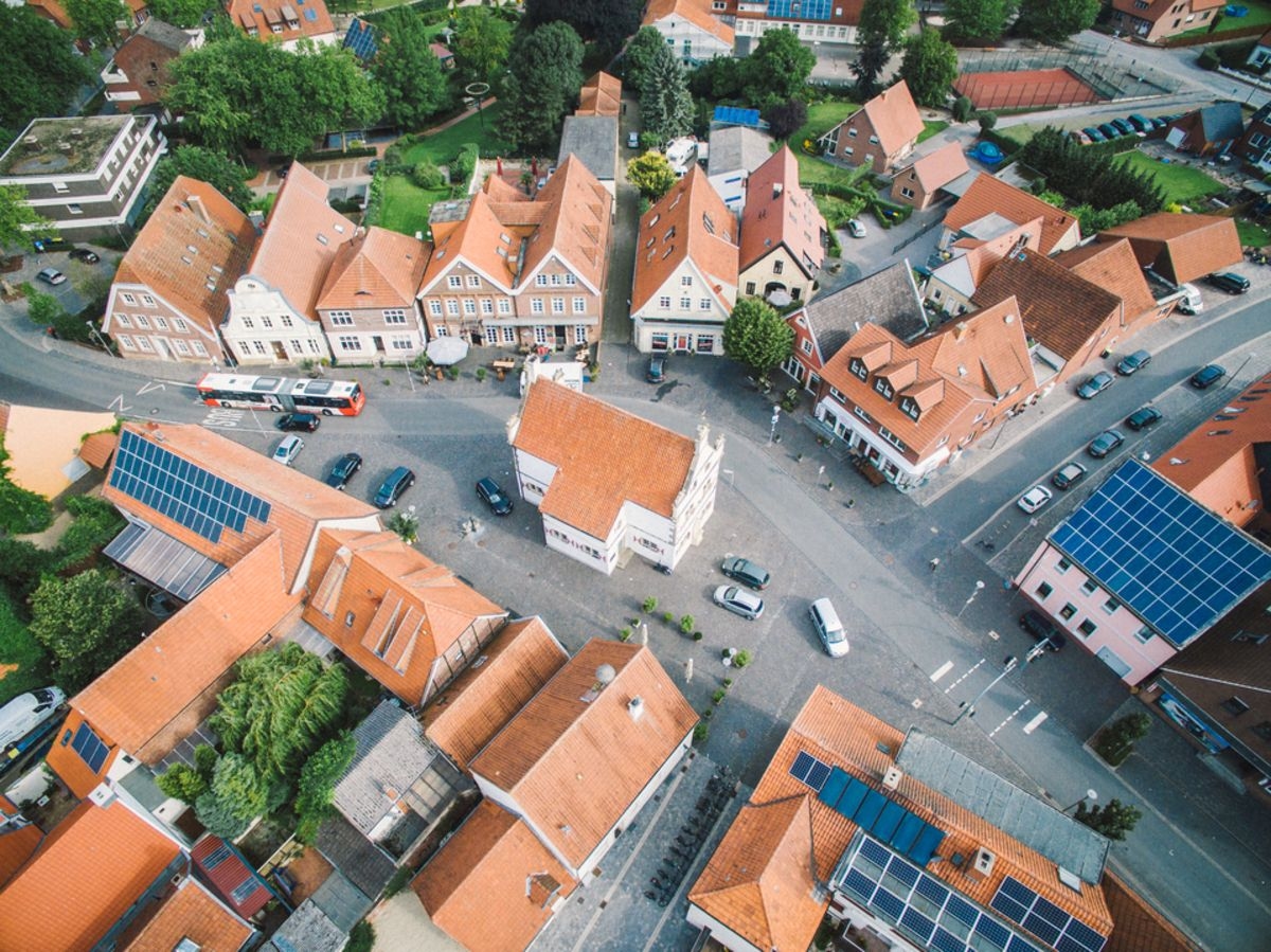 Schöppingen von oben