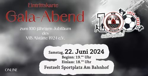 Jubiläum 100 Jahre VFB Alstätte 