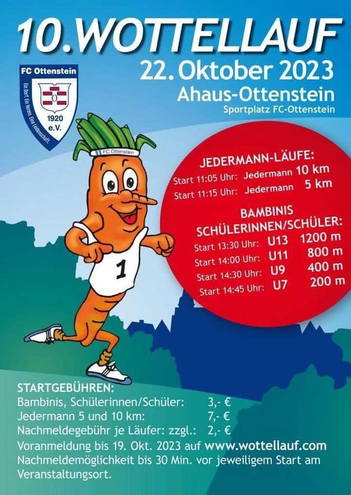 10. Wottellauf des FC Ottenstein 1920 e.V.