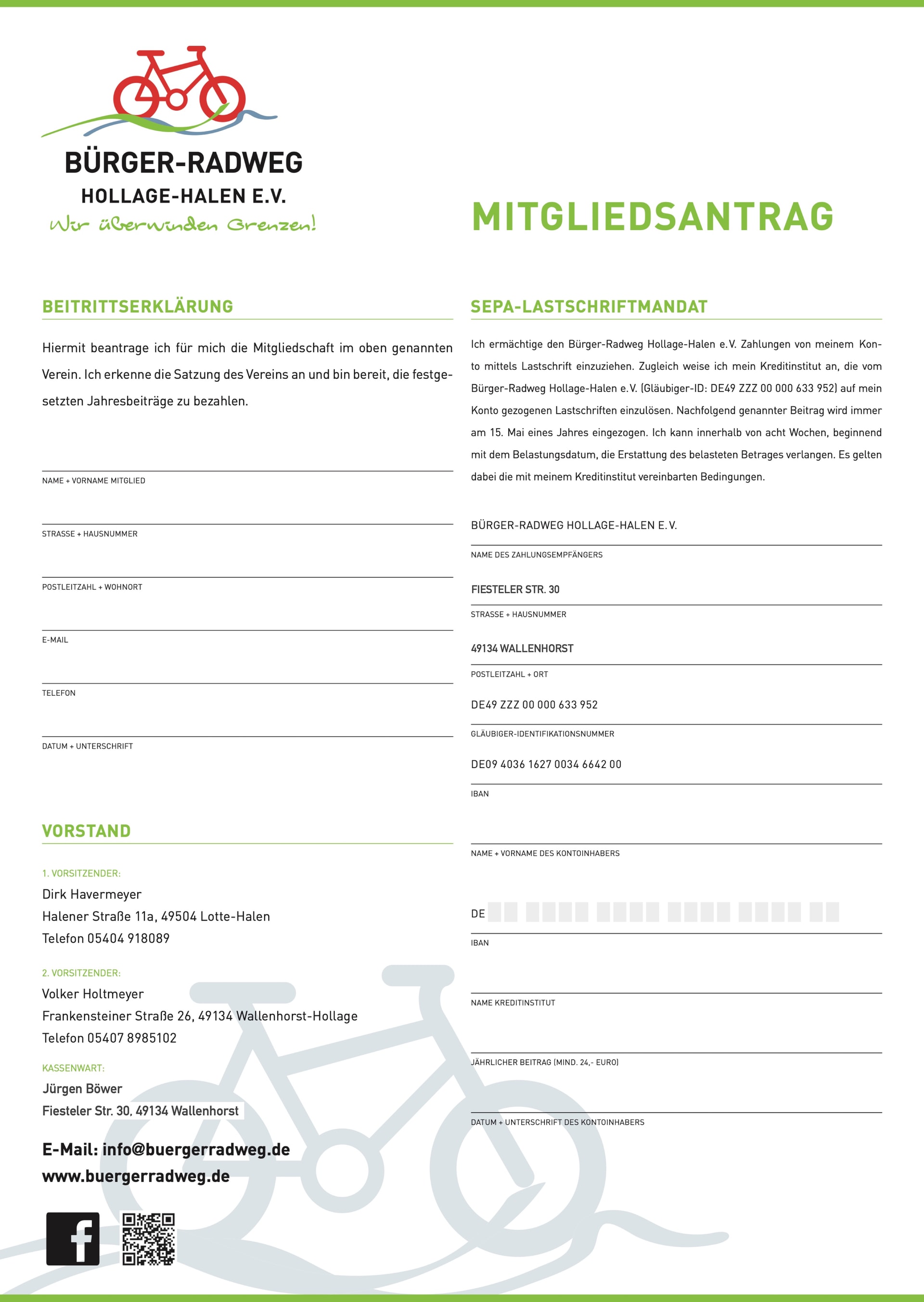Mitgliedsantrag