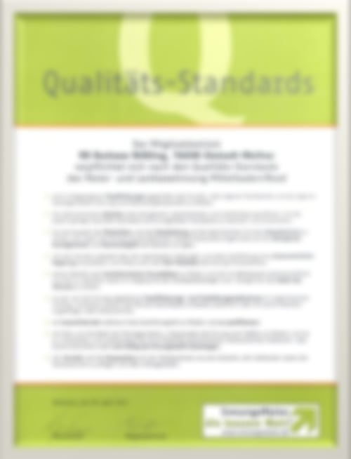 Unser Unternehmen verpflichtet sich, nach den Qualitäts-Standards der Maler- und Lackiererinnung zu arbeiten.