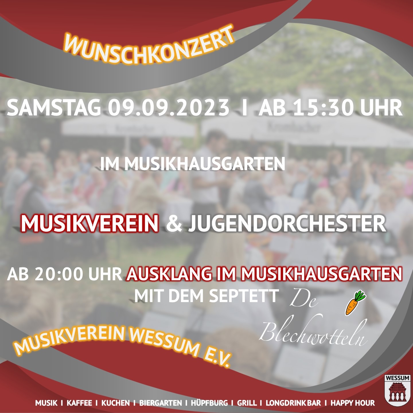 Wunschkonzert im Garten des Musikhauses - 09.09.2023