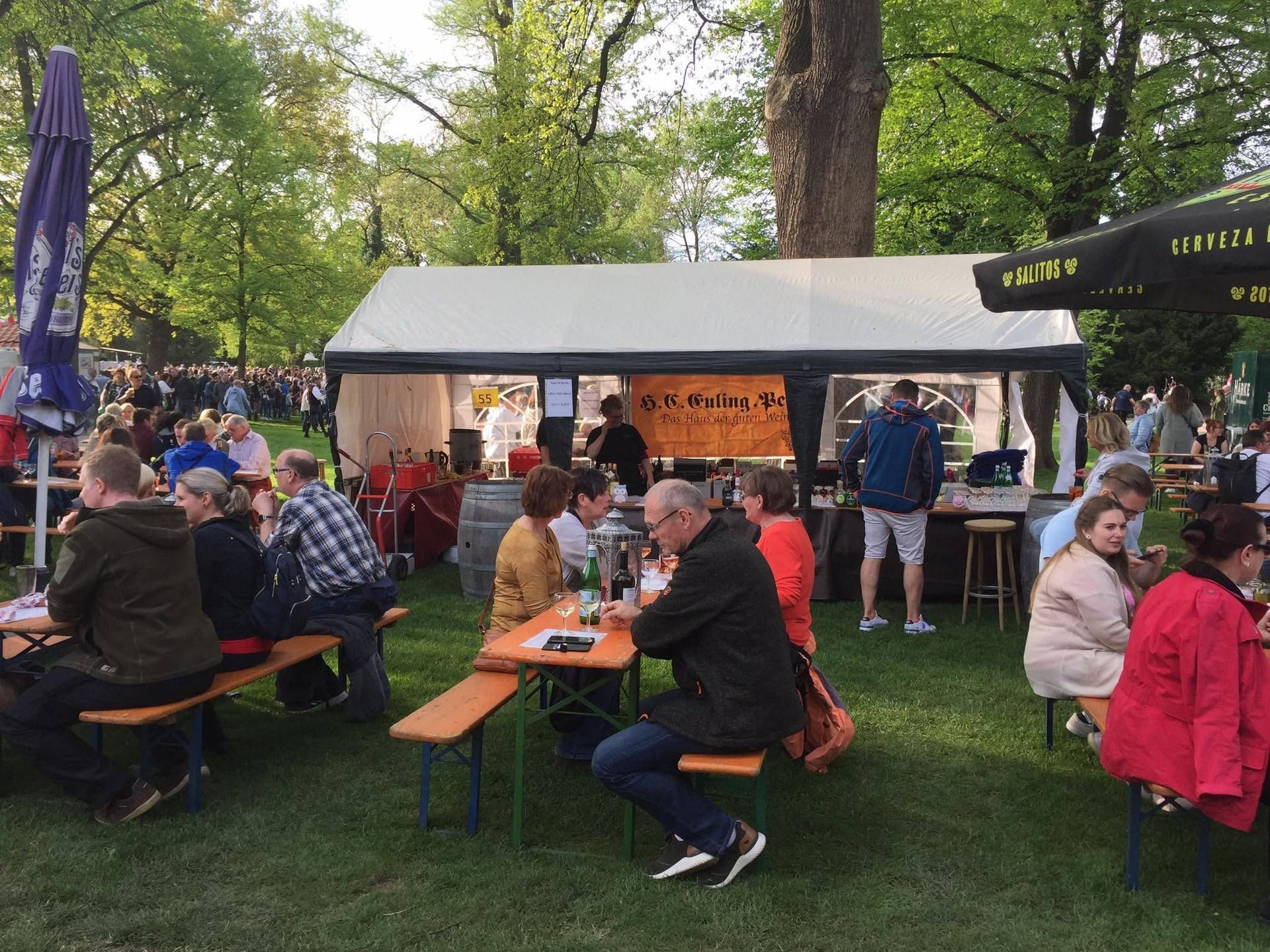 Weinstand zum Highland Gathering