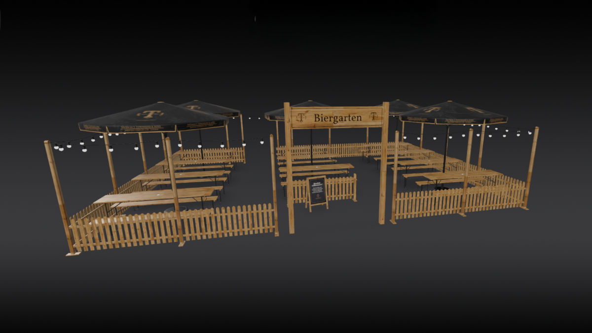 Modell Biergarten