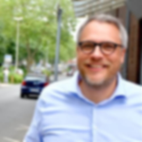 Thomas Hammwöhner bei der eBike-Station in Ahaus
