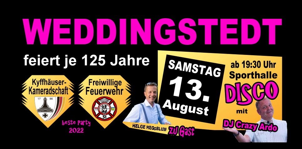 Disco | Veranstaltungen in Weddingstedt