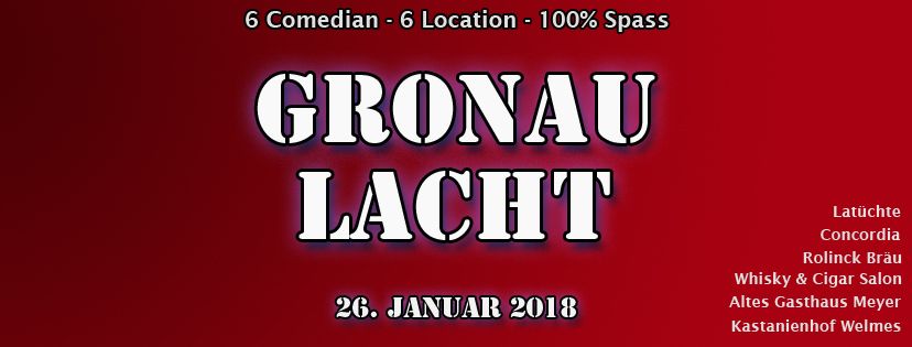 Aktuelle Termine | Gronau-lacht