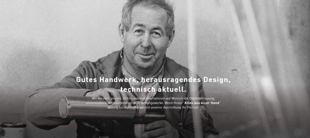Gutes Handwerk, herausragendes Design, technisch aktuell