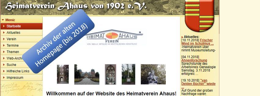 Archiv der alten Homepage bis 2018 - Homepage