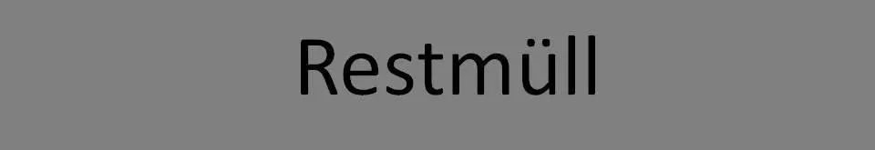 Donnerstag 14.12.2023 Restmüll