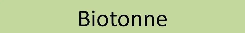 Donnerstag 21.12.2023 Biotonne