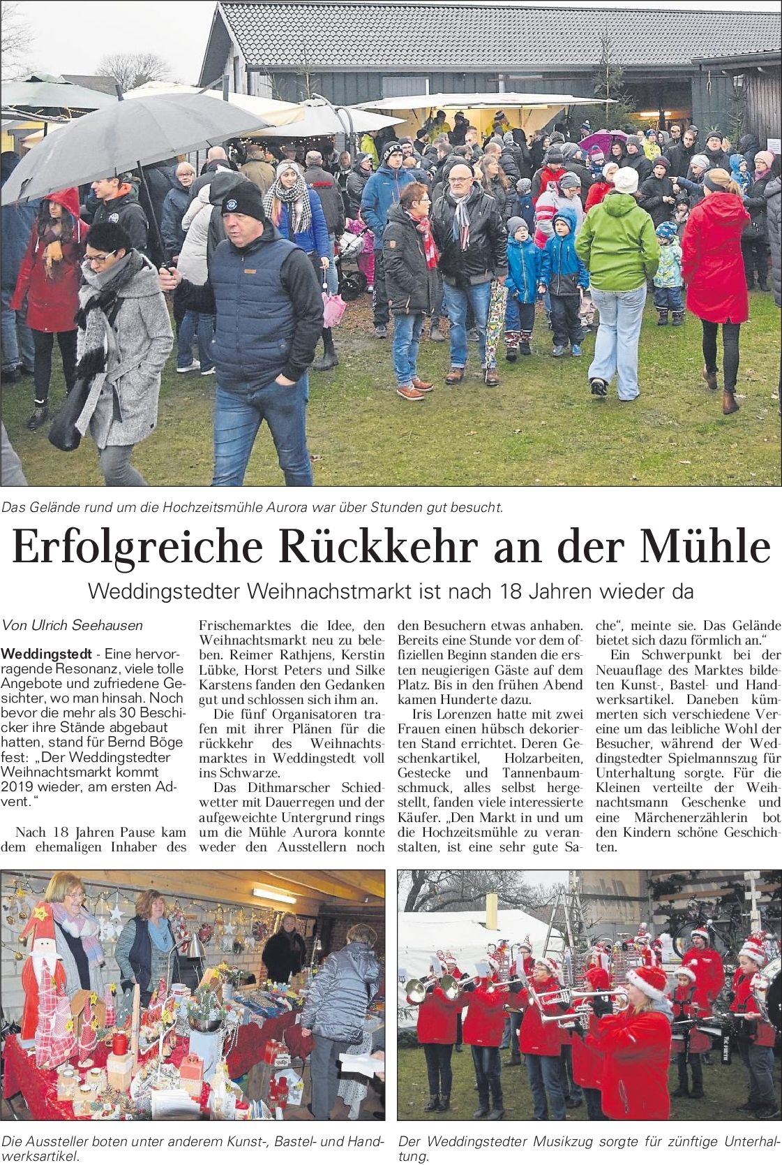 Presse 2018 | weihnachtsmarkt-weddingstedt