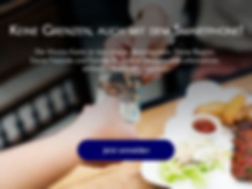 Berühren Sie das Bild oder drehen Sie Ihr Handy, so melden Sie sich an