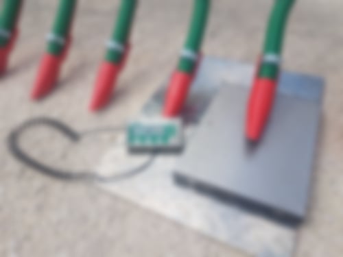 Schardruck beim Gleitschuhverteiler