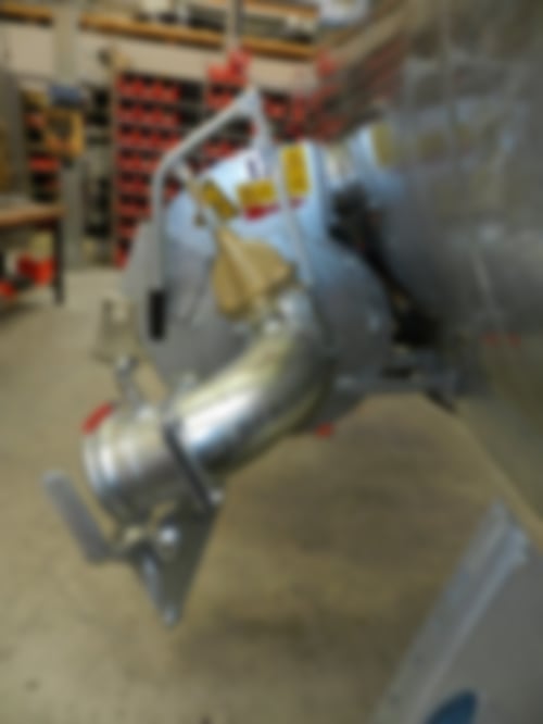 Sauganschluß mit Turbobefüller