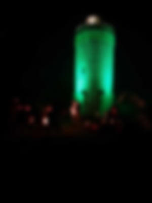 Bismarckturm bei Nacht