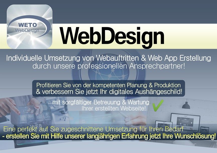 Aktuell | WETO WebDesign