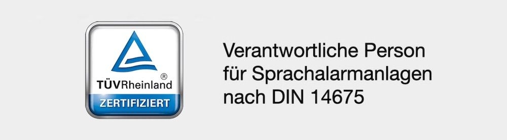Verantwortliche Person für Sprachalarmanlagen nach DIN 14675 | Volker Holtmeyer
