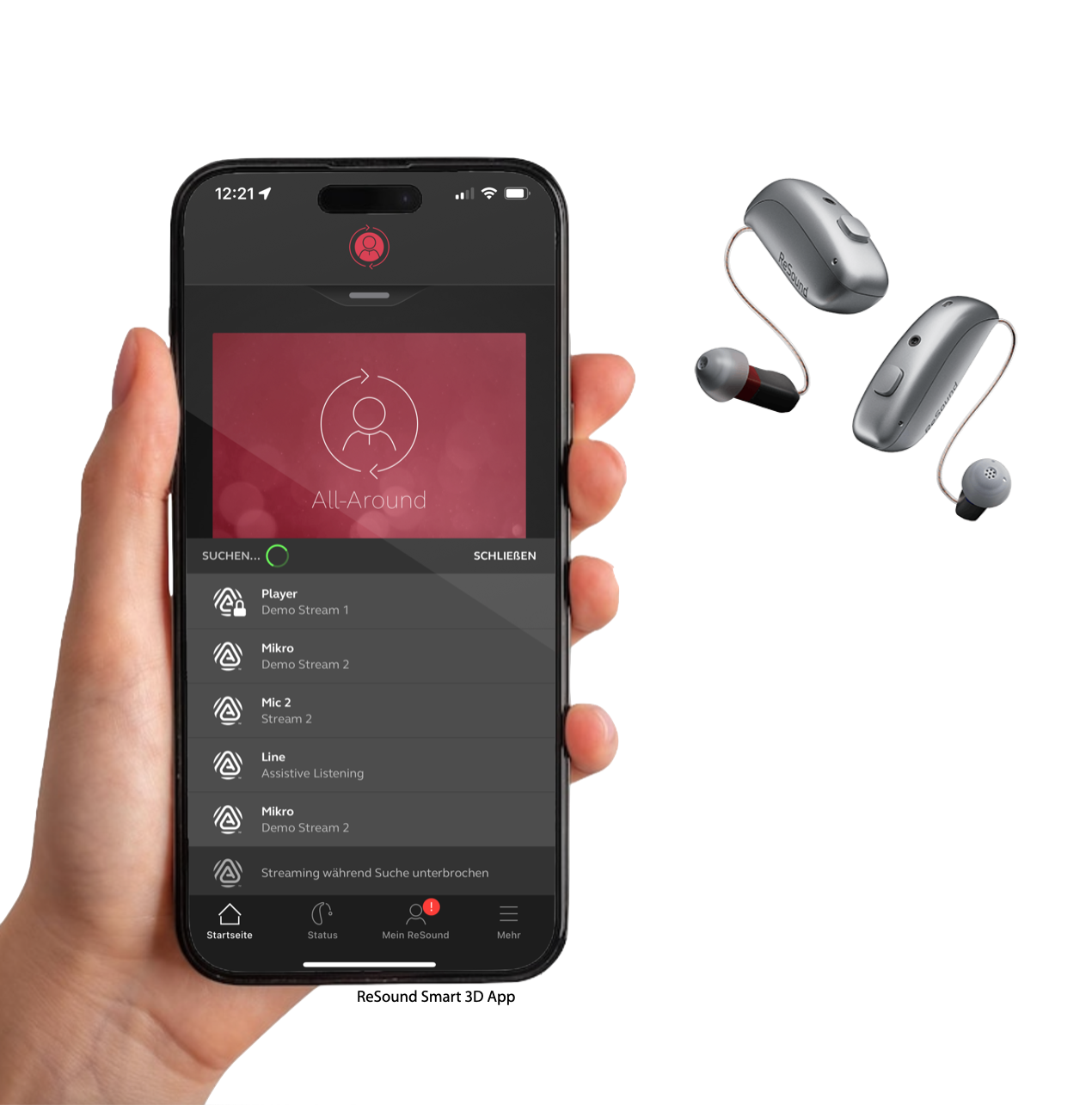 ReSound Smart 3D App mit Hörsystemen
