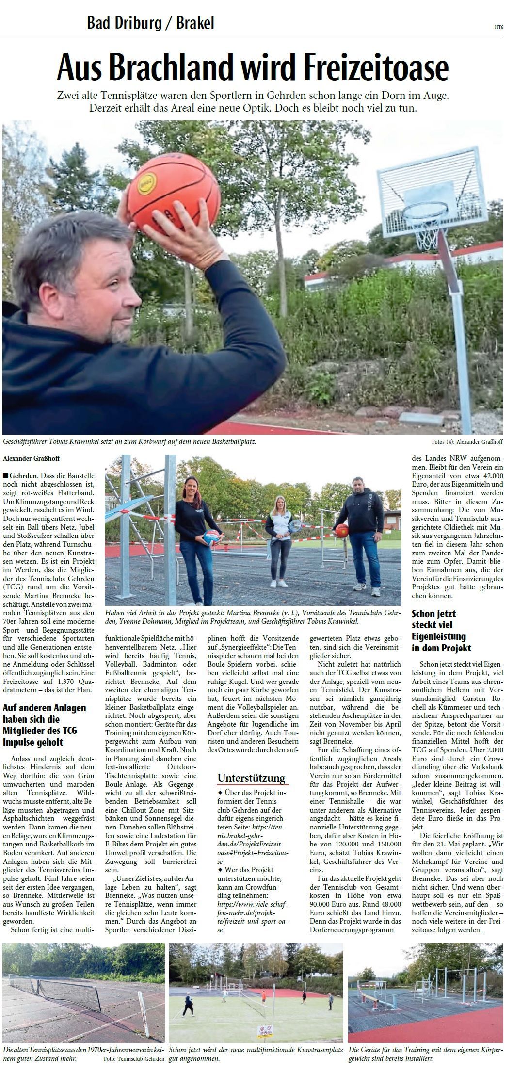 Zeitungsberichte TCG | Tennisclub Gehrden