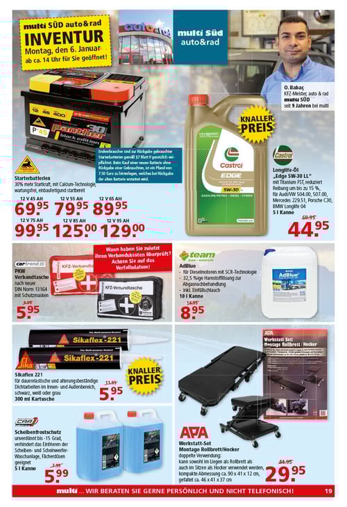 multi Süd auto & rad multiMarkt