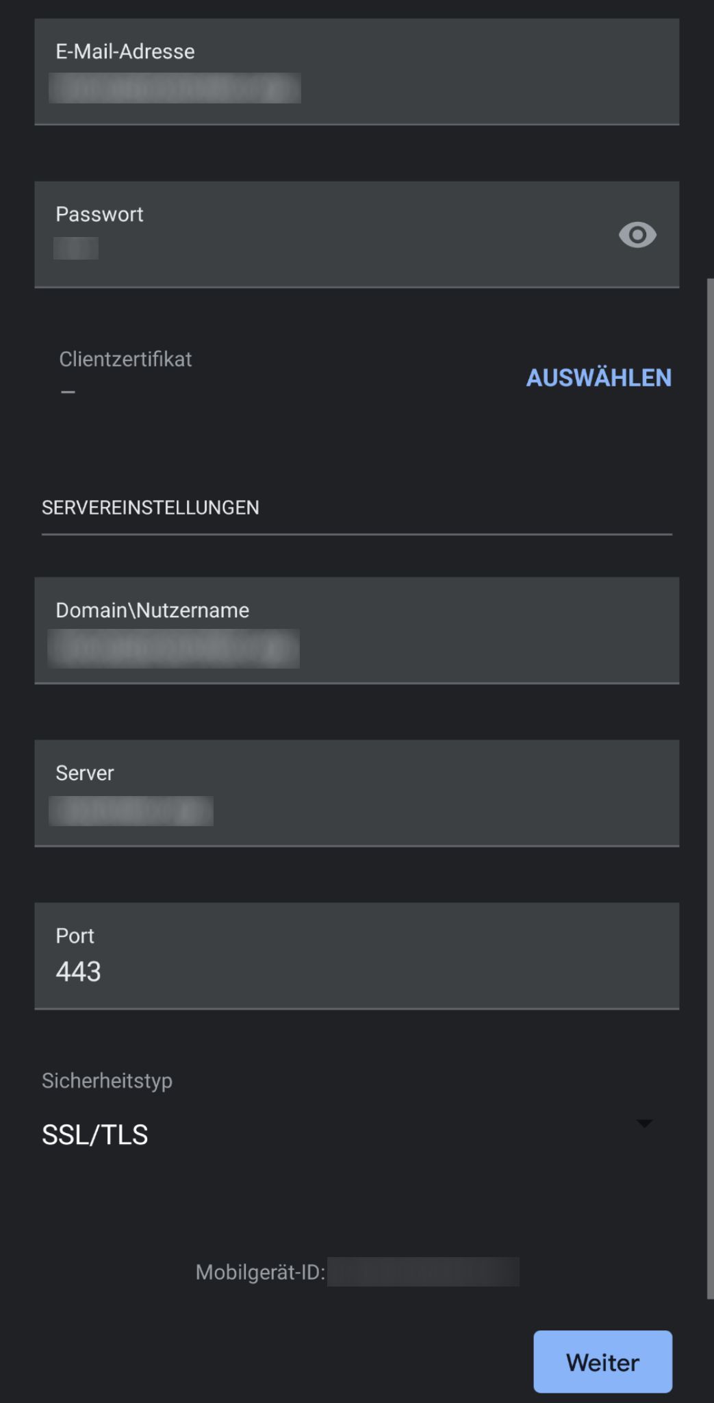Manuelle Einrichtung Pt.2