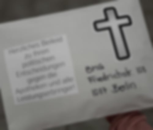 Brief an das Bundesgesundheitsministerium / Foto: IG Med e. V.