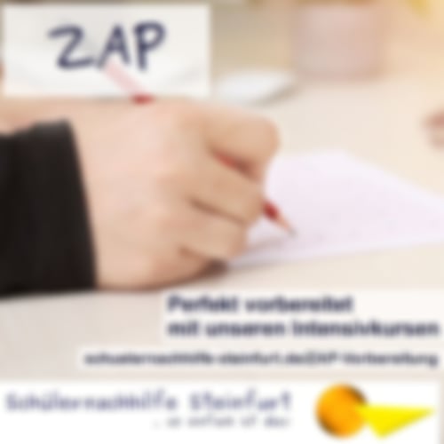 ZAP Vorbereitung Crashkurs Zentrale Abschlussprüfung