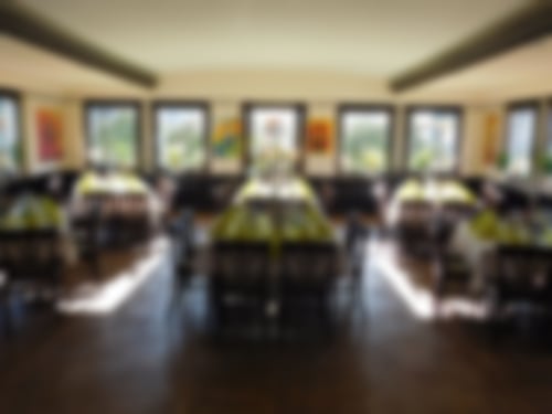 Der große Saal im Friedenskrug