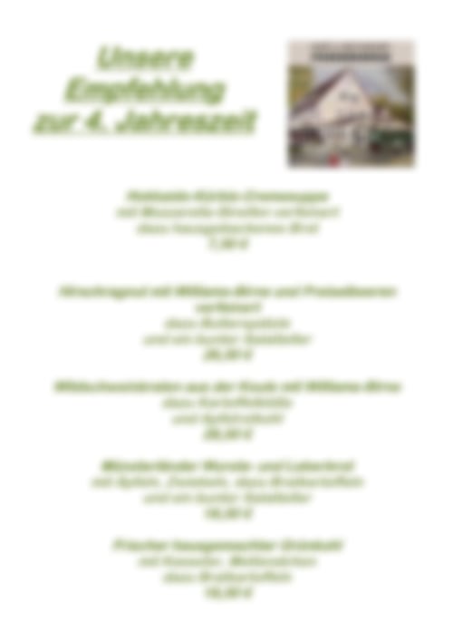 Grünkohl & Empfehlung zur 4. Jahreszeit