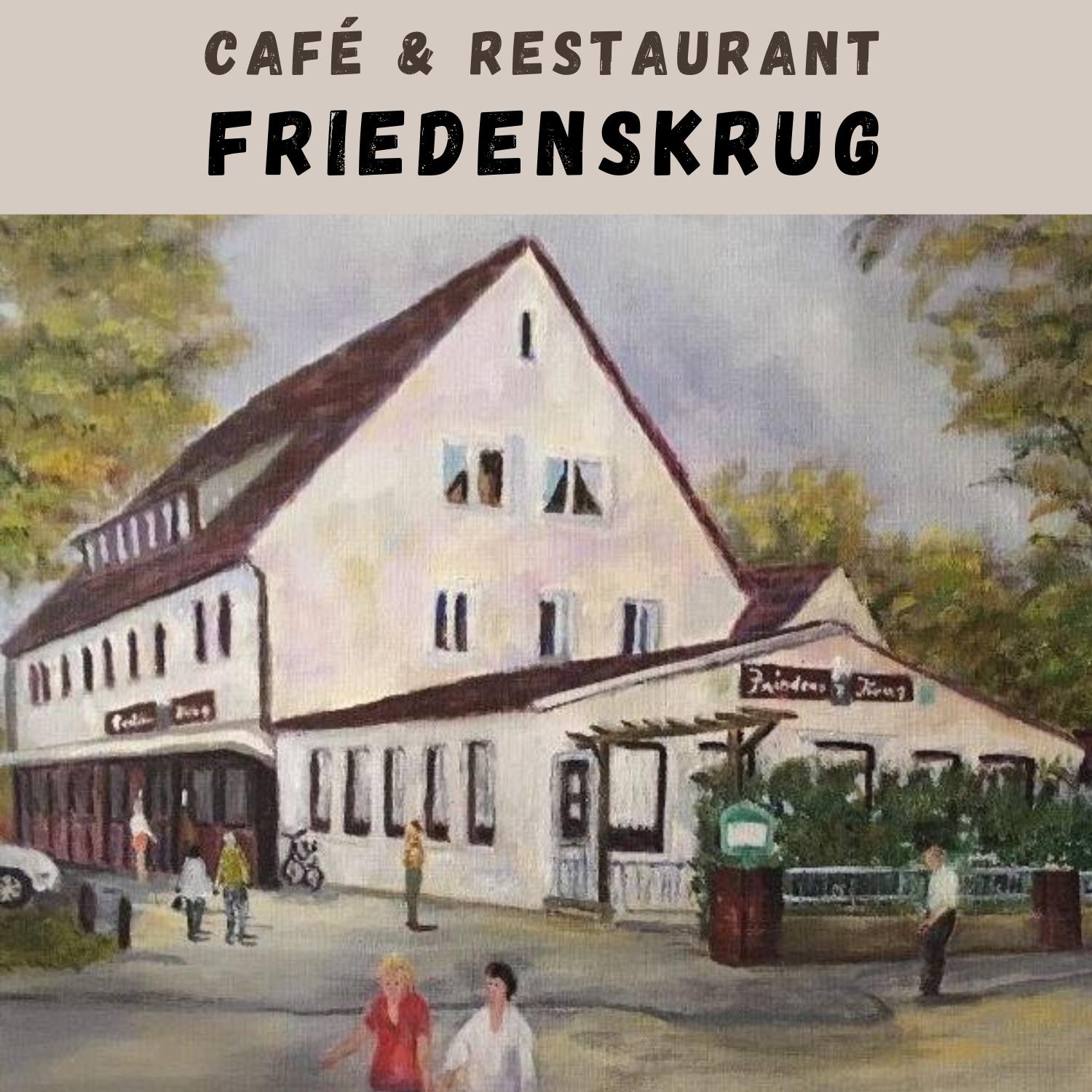 Speisekarten Cafe & Restaurant Friedenskrug