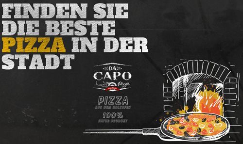 Herzlich Willkommen! | Da Capo Pizzeria