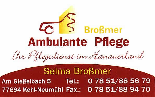 Ambulanten Pflege Broßmer | Versorgung
