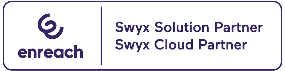 Partnerlogo enreach: Swyx Solution Partner und Swyx Cloud Partner
