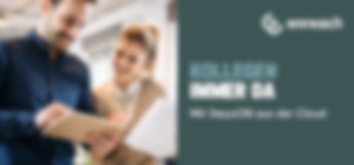 Bild: Kollegen immer da mit SwyxOn aus der Cloud