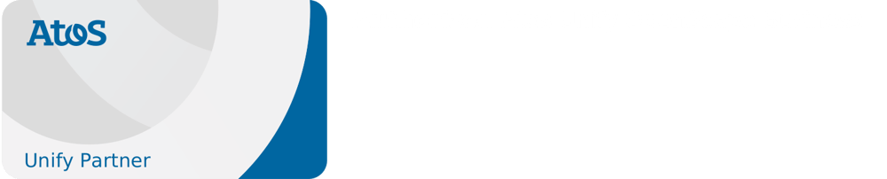 Partnerlogo: Unify Partner- Authorized Atos Unify OpenScape Business