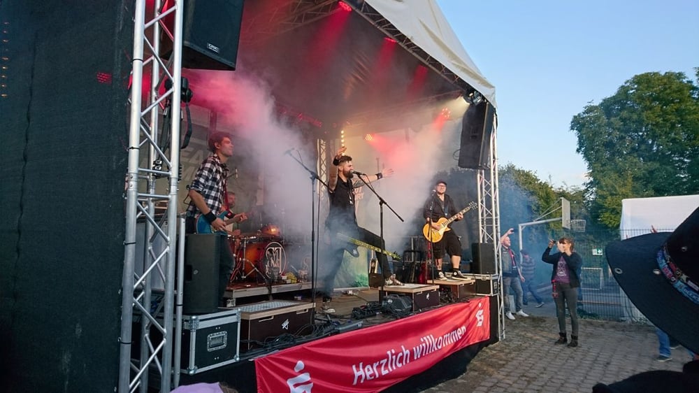 Open Air Bühne Rock am Gleis Rosendahl