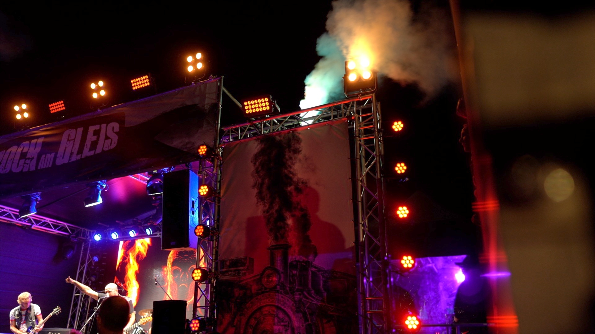 Open Air Bühne Rock am Gleis Rosendahl