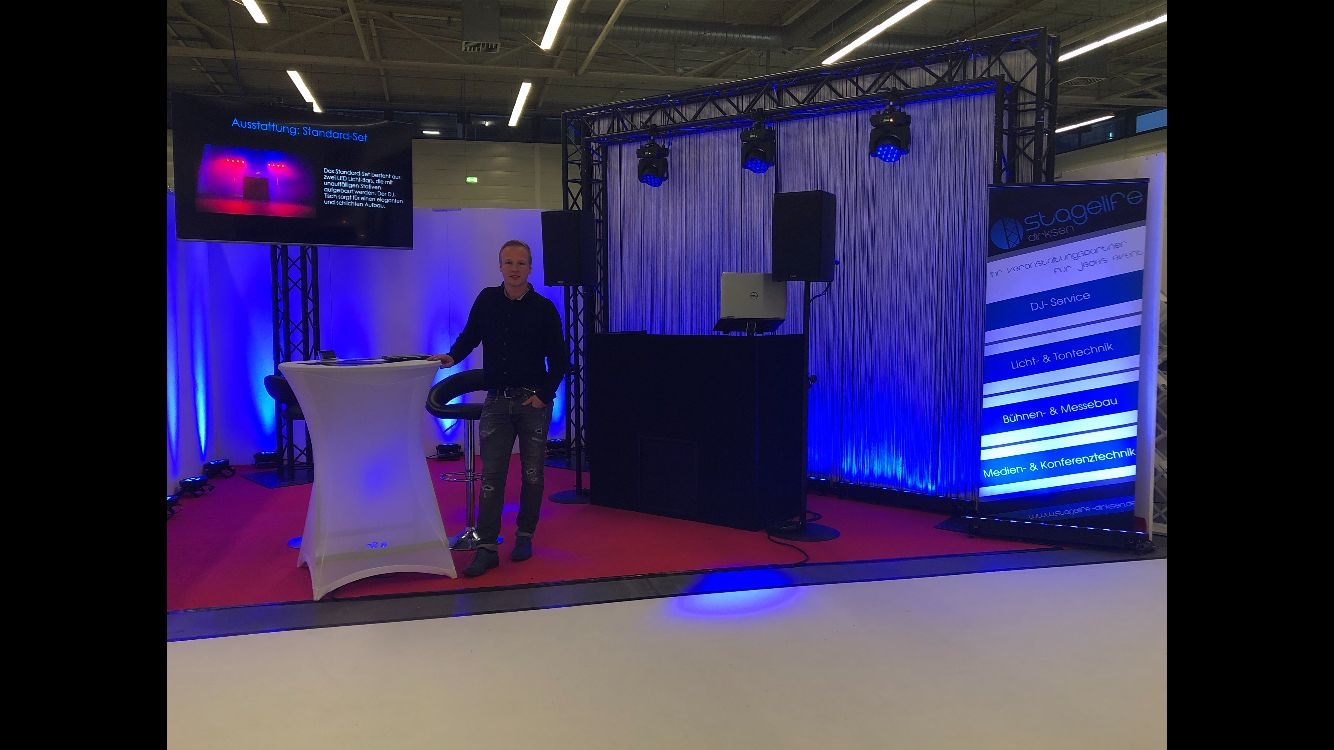 Messebau Messeauftritt Stagelife.dj