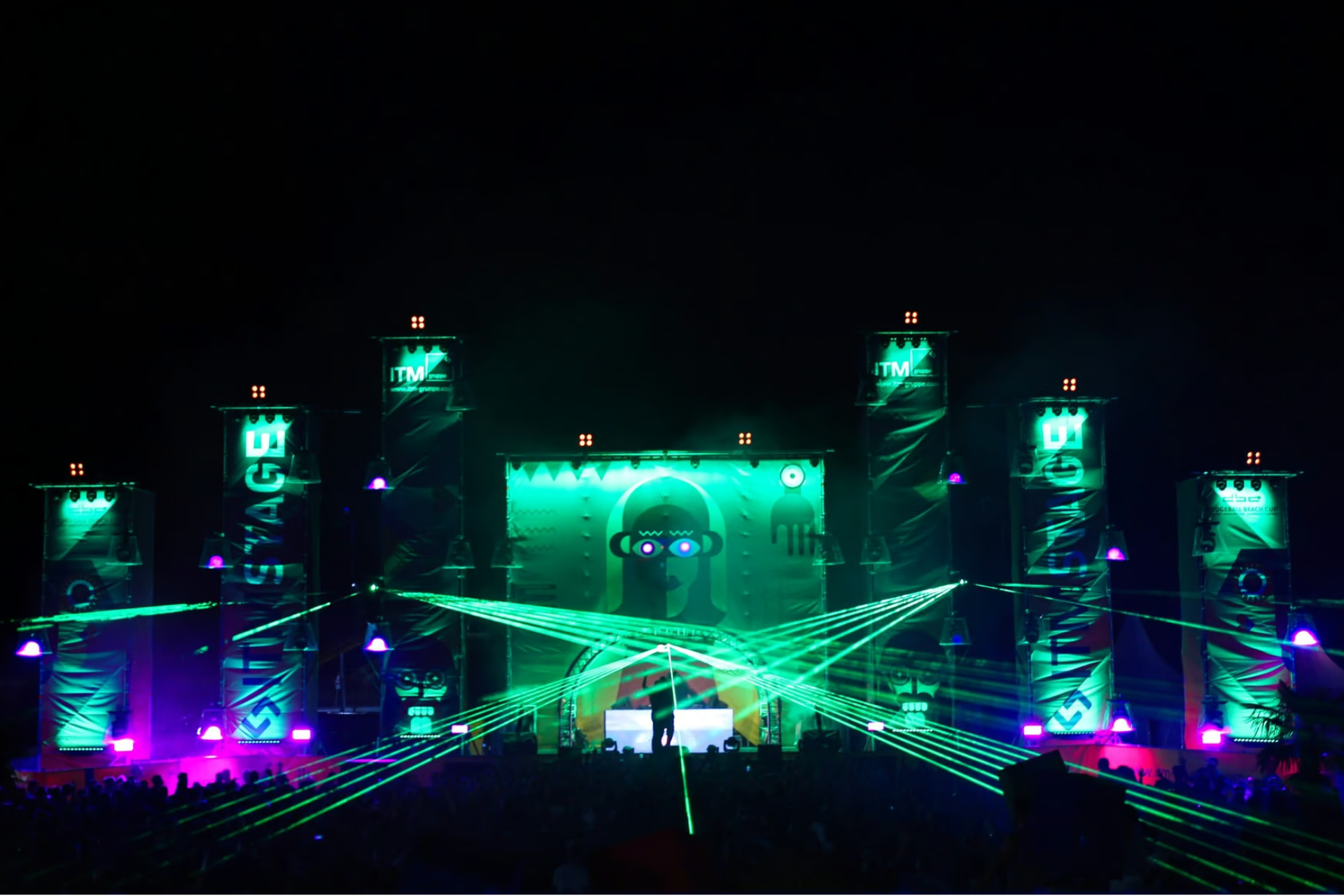 Lightshow Rock-Festival