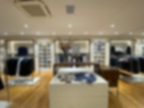 Lichtinstallation Schlesier Moden Ahaus