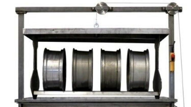 chemische Entlackung, Autofelgen
